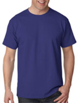 Hanes Adult Tagless T-Shirt Purple 2XL