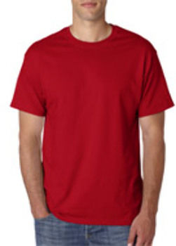 Hanes Adult ComfortSoft Heavyweight T-Shirt Deep Red S