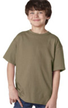 Gildan Youth T-Shirt Prairie Dust M