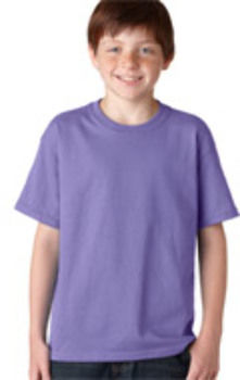 Gildan Youth Heavy Cotton T-Shirt Violet XS