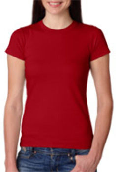 Anvil Eco-Friendly Ladies' AnvilOrganic Ring-Spun Tee Independence Red L