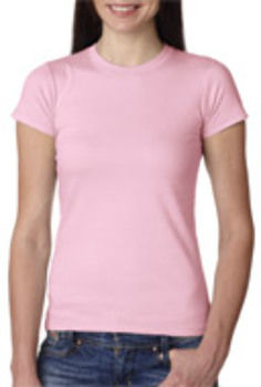 Anvil Eco-Friendly Ladies' AnvilOrganic Ring-Spun Tee Charity Pink M