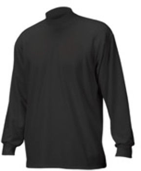 Badger Long-Sleeve B-Hot Heavyweight Mock Black XL