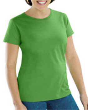 LA T Ladies Longer Length T-Shirt Apple L