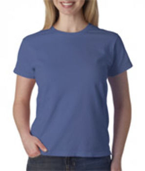 Chouinard Ladies' Ring-Spun Cotton Tee Blue Jean PgmDye L