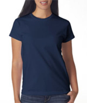 Bayside Ladies' Short-Sleeve Tee Navy XL