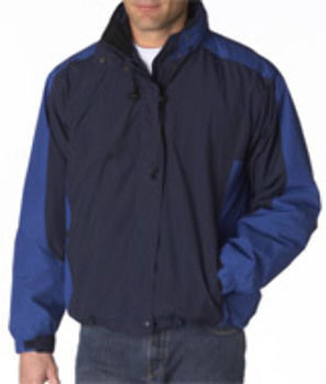 UltraClub Adult Adventure 3-in-1 Systems Jacket, Navy/ Royal, S
