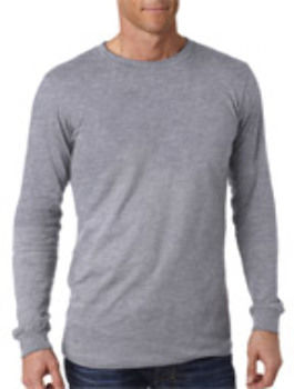 Bella+Canvas Men's Long-Sleeve Jersey Tee Athletic Heather2XL
