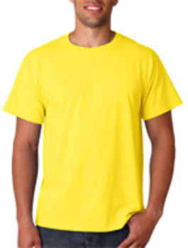Fruit of the Loom Adult Heavy Cotton HDT-Shirt Yellow L