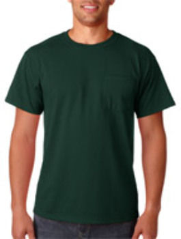 Jerzees Adult Heavyweight BlendT-Shirt with Pocket Forest Green M