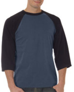 Chouinard Adult Raglan Sleeve Tee Denim Black PgmDye S