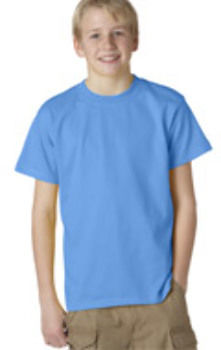 Anvil Youth Heavyweight Tee Carolina Blue XL