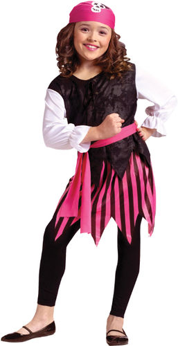 Girl's Costume: Caribbean Pirate Girl - Large