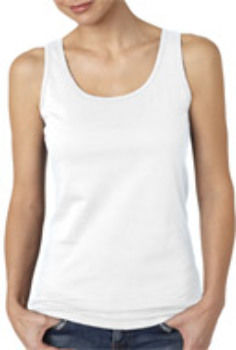 Gildan Junior Fit Softstyle Tank Top White XL