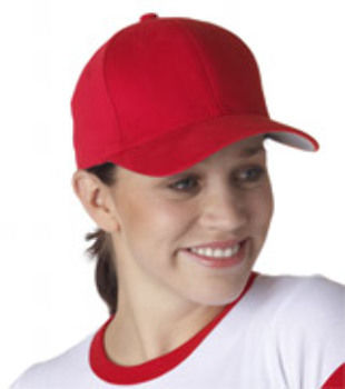 Flexfit Brushed-Twill Cap Red L/XL
