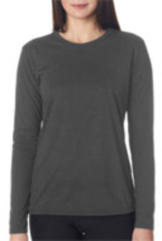 Gildan Ladies' Core Performance Long Sleeve T-Shirt Charcoal M