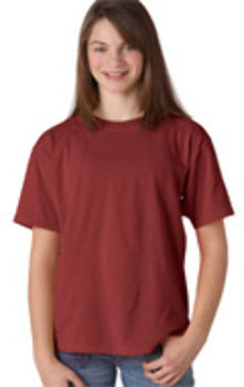 Chouinard Youth Ring-Spun Cotton Tee, Brick PgmDye, L