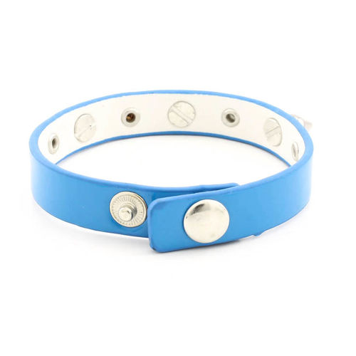 SPIKE FAUX LEATHER BRACELET - CASE OF 12