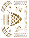 Metallic Jewelry Temporary Tattoo Pack -  Glamor