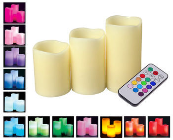 LED Mood Candles with Remote