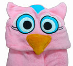 Glow Eyes Animal Fleece Blanket - Owl