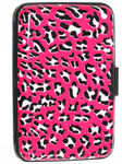 Aluminum Wallet - Pink Leopard