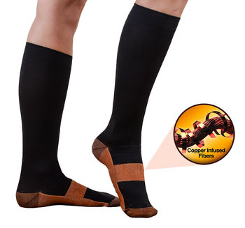 Miracle Copper Infused Compression Socks - Anti fatigue Socks