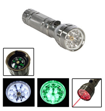 LED 3 in 1 Laser Flashlight Pro