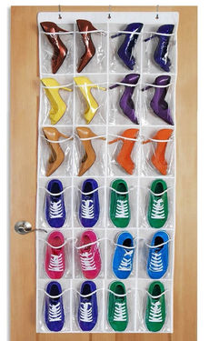 Over the Door Shoe Organizer - 24 Pocket