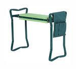 Foldable Garden Kneeler And Seat Bench - Portable Outdoor Gardening Padded Stool - Bonus Tool Pouch - Large