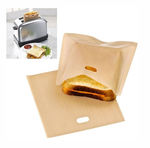 Non Stick Toaster Bags – Reusable Sandwich Grilling Bags - 4pc Set