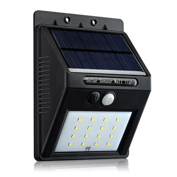 1pc- 16 LED Outdoor Solar Powered Wireless Waterproof Security Motion Sensor Flood Light