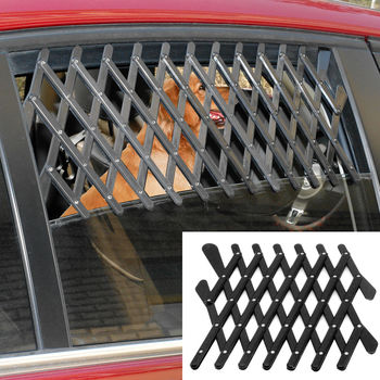 Car Window Dog Screen Guard - Expandable Pet Screen Guard - Universal Security Safeguard Window Ventilation Gate -  Great For Dogs And Kids