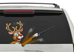 Rear Vehicle Car Window Waving Moving Windshield Wiper Blade Tag Decal Sticker  - Reindeer