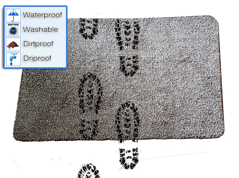 Magic Super Absorbent Cleaning Fast Drying Step Mat Rug Non Slip