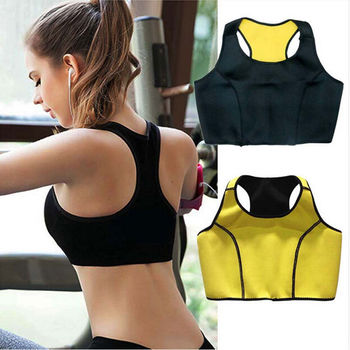 Hot Thermal Sports Bra - Slimming Shaping Sweat Neoprene Bra