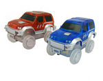 2pc - Magic Twister Glow In the Dark Race Vehicles - Jeeps