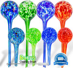 Plant Watering Globes - Automatic Watering Bulbs - 4pc Large & 4pc Small