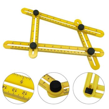 Adjustable Multi Angle Ruler - 4 Sided Folding Measurement Ruler