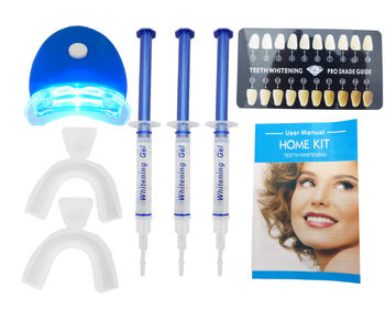 Professional Teeth Whitening Kit - Oral Gel & Laser Dental Brightening Light Kit
