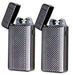 2 Tactical Dual Arch Beam Lighter - As Seen On TV USB Electric Plasma Torch Tac Lighter /w Gift Box 