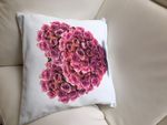 Throw Pillow Cover Roses Digital Print 17 X 17 - Sofa Cushion Pillow Case