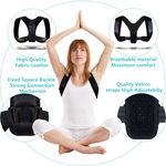 Posture Correction Support Women Men, Universal Adjustable Back Brace - Comfortable - Unisex Medical Orthopedic Brace