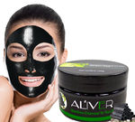 Black Bamboo Charcoal Peal Off Face Mask - Aliver Deep Cleansing Facial Purifying