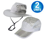 2 Polar Hydro Evaporative Cooling Hat With UV Reflective Protection Bucket Cap - Unisex
