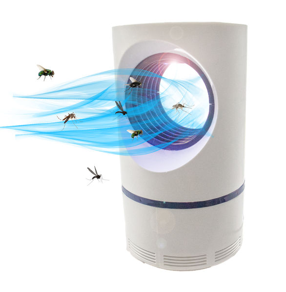 Photocatalytic 360° Ultraviolet Moqsuito Bug Fly Killer Fan Trap - Noiseless, No Zapper, Safe - Electric Bug, Fruit Fly, Gnat, Moth Insect Pest Control Trap