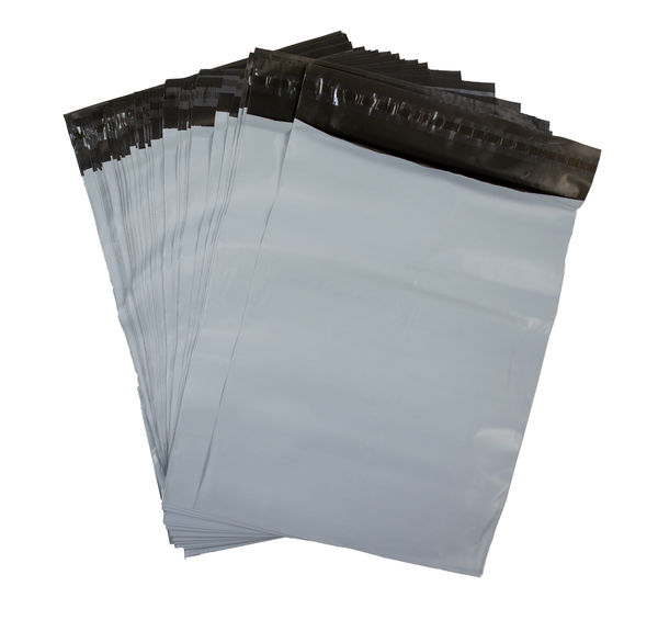 16.5 x 11 White Poly Mailer Envelopes Shipping Bags with Self Adhesive, Waterproof and Tear-Proof Postal Bags 2.7mil thick - 100pc