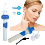 Ear Wax Vacuum Removal Kit - Easiest Ear Cleaner & Ear Wax Removal Tool - Soft Silicone, Automatic Earwax Remover