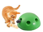 Automatic Pop Up Peekaboo Interactive Motion Cat Play Toy - Large Deluxe Version -  Random Motorized Moving Squeaking Mouse Tease Toy