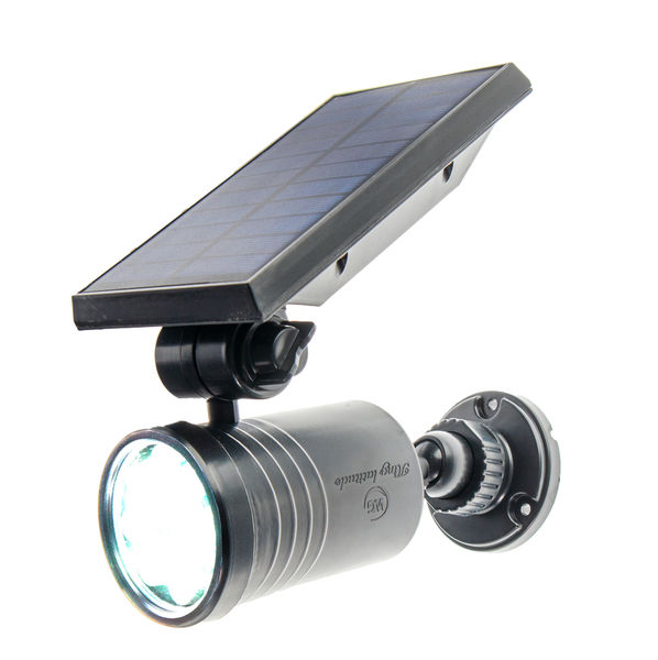 8 LED Solar Powered Motion Security Sensing Spotlight  - Outdoor IP66 Waterproof,  360°Rotatable 1400LM Warm Bright White Floodlight